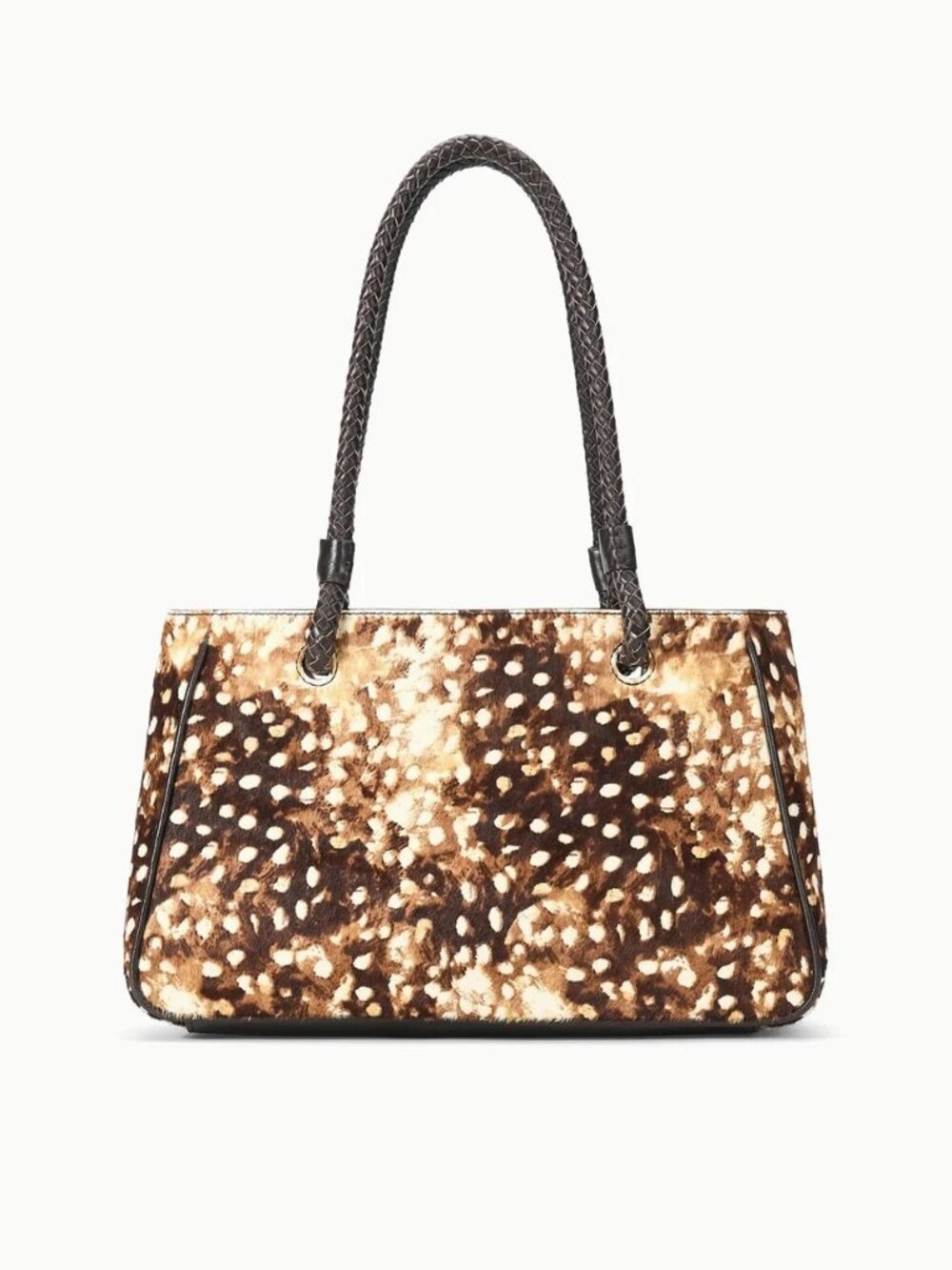 Staud Fiona Shoulder Bag in Fawn Haircalf